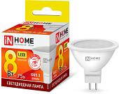 Светодиодная лампочка In Home LED-JCDR-VC 8Вт 230В GU5.3 3000К 720Лм 4690612020327