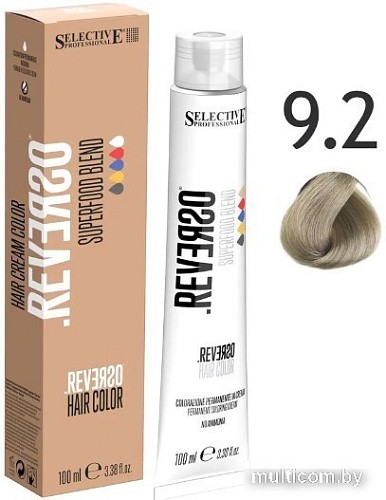 Крем-краска Selective Professional Reverso Superfood 9.2 89092 (100 мл, очень светлый блондин бежевый)