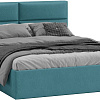 Кровать Трия Глосс универсальный тип 1 с ПМ 160x200 (микровелюр Wellmart Indigo)