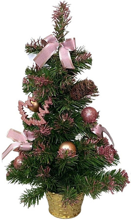 Ель Merry Bear настольная шишками 0.5 м