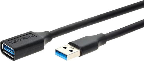 Удлинитель Telecom TUS708-3M USB 3 Type-AM - USB 3 Type-AF (3 м, черный)