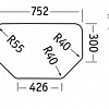 Кухонная мойка Ukinox Комфорт COL777.488-GT8K 2C
