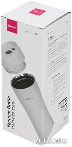 Термокружка Fissman 9884 420мл (белый)