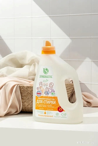 Гель для стирки Synergetic Delicate биоразлагаемый 1.5 л