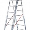 Лестница-стремянка Новая высота NV 223 алюминиевая трёхсекционная 3x12 ступеней