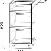 Интерлиния Компо НШ40рш3 1м+2б (бетон портленд)