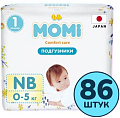 Трусики-подгузники Momi Comfort Care NB 0-5кг (86шт)