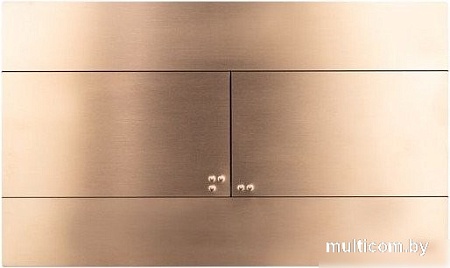 Панель смыва OLI Slim 889312 INOX (бронза/медь)