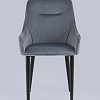 Стул с подлокотниками Stool Group Джоан велюр (серый)