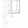 Акватон Шкаф с зеркалом Сканди 70 1A252202SD010