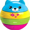 Развивающая игрушка Азбукварик Музыкальный мячик-пирамидка. Котенок AZ-2324