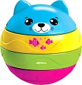 Развивающая игрушка Азбукварик Музыкальный мячик-пирамидка. Котенок AZ-2324