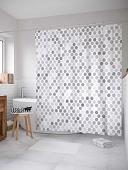 Шторка-занавеска для ванны JoyArty Появление кругов sc_21093