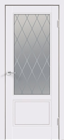 Межкомнатная дверь Velldoris Scandi 2V 80x200 (белый)