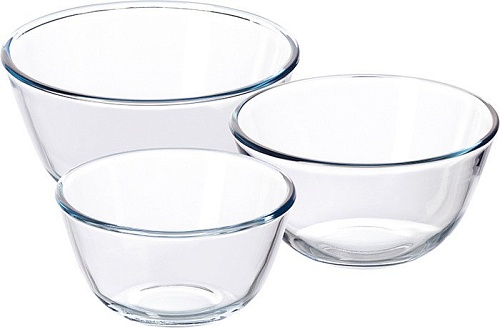 Набор салатников Elan Gallery Crystal glass 360167