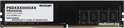 Оперативная память Patriot Signature Line 8GB DDR4 PC4-25600 PSD48G320081