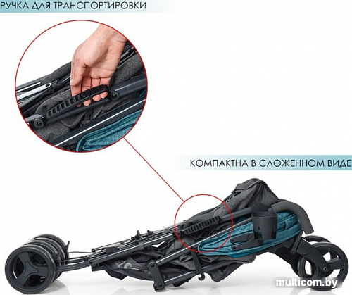 Коляска прогулочная «трость» El Camino Breez ME1029 (ocean)