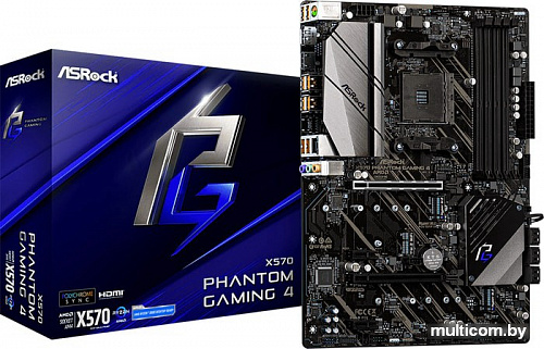 Материнская плата ASRock X570 Phantom Gaming 4