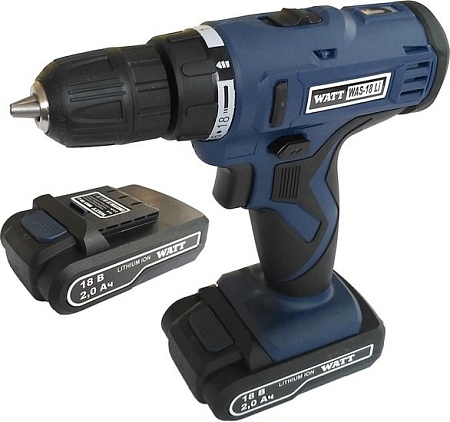 Дрель-шуруповерт WATT WAS-18 Li 1.018.029.12