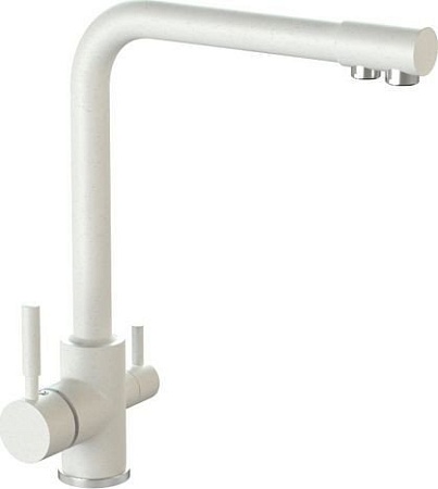 Смеситель MARRBAXX Карельский камень КМ006/G31 (белый)