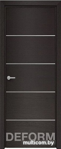 Межкомнатная дверь Юркас Deform H12 ДГ 70x200 (дуб французский темный)