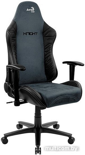 Кресло AeroCool Knight Steel Blue (черный/синий)
