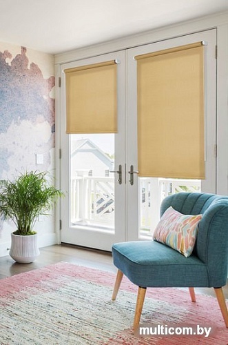 Рулонные шторы Эскар 52x215 (темно-бежевый)