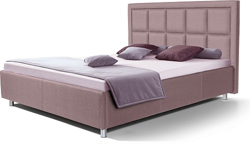 Кровать ФорестДекоГрупп Марта 3 140x200 с ПМ (Veluta Lux 37)