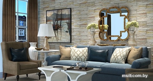 Декоративный камень Stone Mill Сланец Рифейский (слоновая кость)