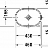 Умывальник Duravit Foster 46x31 [0336430000]