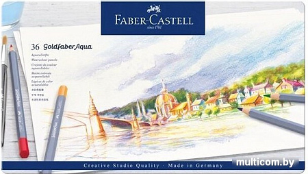 Набор акварельных карандашей Faber Castell Goldfaber Aqua 114636 (36 цв)