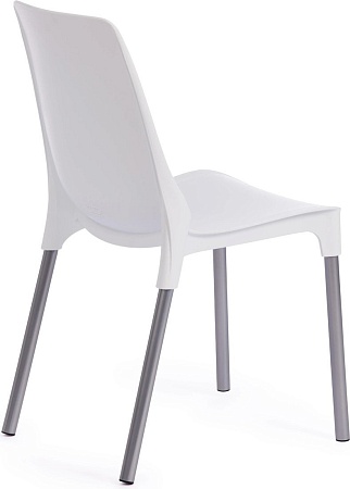 Стул TetChair Genius металл/пластик (2шт, белый/ножки хром)