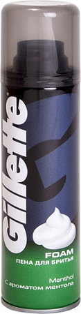 Пена для бритья Gillette Menthol (200 мл)