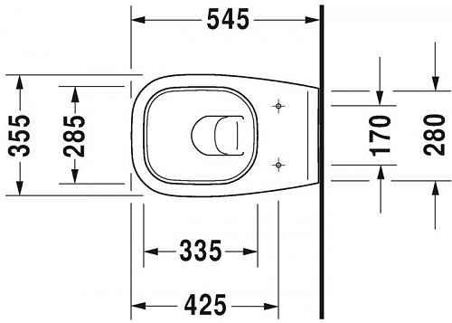 Унитаз Duravit D-code 45350900A1