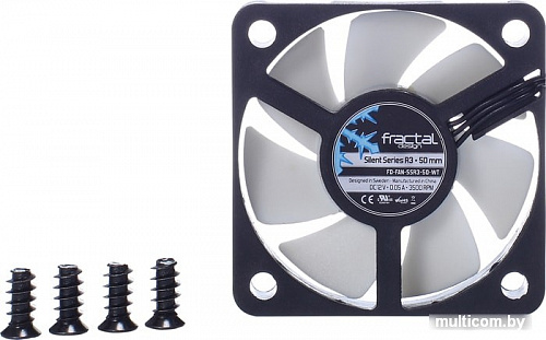 Вентилятор для корпуса Fractal Design Silent R3 50мм FD-FAN-SSR3-50-WT
