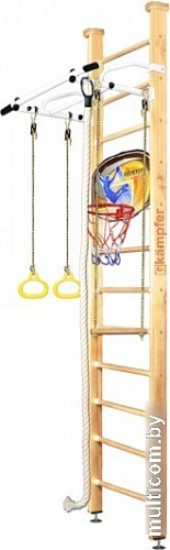 Детский спортивный комплекс Kampfer Helena Ceiling Basketball Shield (3 м, натуральный/белый)