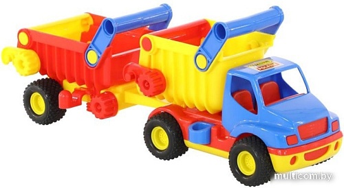 Полесье КонсТрак автомобиль-самосвал с полуприцепом 37718