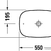 Умывальник Duravit Zencha 55 2373550079