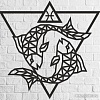 Настенная фигура Eco-Wood-Art Знак зодиака Рыбы