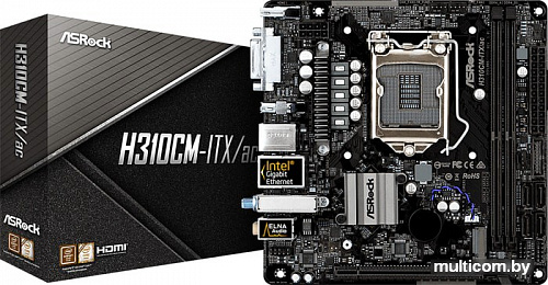 Материнская плата ASRock H310CM-ITX/ac
