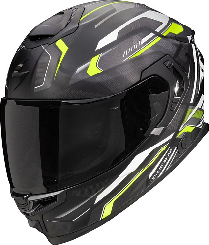 Scorpion Exo Exo-Gt Sp Air Augusta (р. S, черный матовый/серый/желтый)