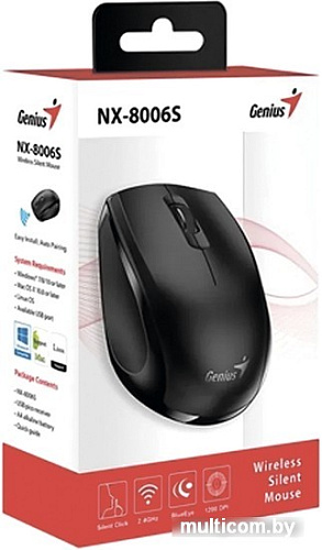 Мышь Genius NX-8006S (черный)