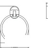 Держатель для полотенца Savol S-007060