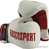 Тренировочные перчатки Rusco Sport 8 oz (белый/красный)