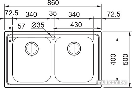Кухонная мойка Franke Smart SRX 620