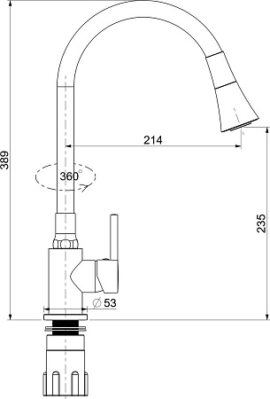 Смеситель Splenka S201.4306.09