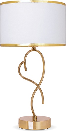 Настольная лампа Lucia Лав стори 322 (золотой/белый)