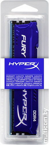 Оперативная память Kingston HyperX Fury 16GB DDR4 PC4-21300 [HX426C16FR/16]