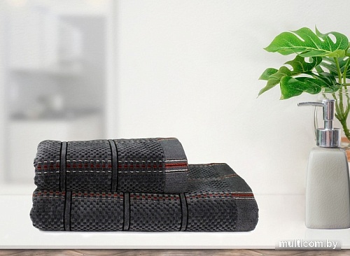 Полотенце Arya Aiden 70x140 8680943231338 (антрацит)