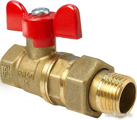 Фитинг Valfex Шаровый кран ВР/НР ручка-бабочка 3/4" с американкой